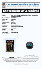 STAR WARS: THE POWER OF THE FORCE - HAN SOLO (CARBONITE CHAMBER) 92 BACK CAS 80+ Y.