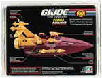 G.I. JOE COBRA PIRANHA SERIES 9 BOXED VEHICLE AFA 80 NM.