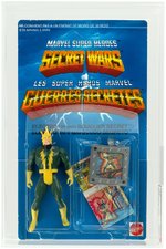 MATTEL FRANCE SECRET WARS SERIES 3 ELECTRO AFA 80+ NM.