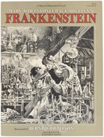 BERNIE WRIGHTSON SIGNED MARY WOLLSTONECRAFT SHELLEY'S FRANKENSTEIN MARVEL GRAPHIC NOVEL.