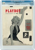 PLAYBOY VOL. 1 #1 DECEMBER 1953 CGC 7.0 FINE/VF (FEATURING MARILYN MONROE).