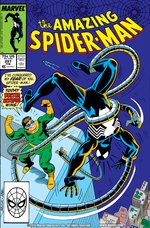 AMAZING SPIDER-MAN #297 COMIC BOOK PAGE ORIGINAL ART BY ALEX SAVIUK.