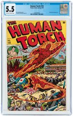 HUMAN TORCH #18 SPRING 1945 CGC 5.5 FINE-.