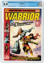 WARRIOR #1 MARCH 1982 CGC 8.0 VF (FIRST V FOR VENDETTA & MARVELMAN/MIRACLEMAN).