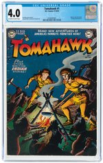 TOMAHAWK #1 SEPTEMBER-OCTOBER 1950 CGC 4.0 VG.