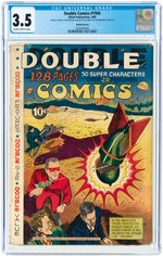 DOUBLE COMICS #1940 1940 CGC 3.5 VG- (MASKED MARVEL COVER VARIETY).