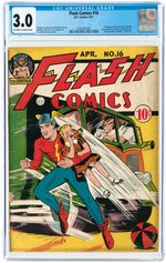 FLASH COMICS #17 APRIL 1941 CGC 3.0 GOOD/VG.