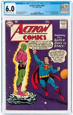 ACTION COMICS #242 JULY 1958 CGC 6.0 FINE (FIRST BRAINIAC).