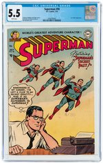 SUPERMAN #90 JULY 1954 CGC 5.5 FINE-.