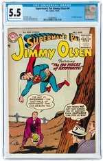 SUPERMAN'S PAL JIMMY OLSEN #6 JULY-AUGUST 1955 CGC 5.5 FINE-.