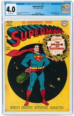 SUPERMAN #53 JULY-AUGUST 1948 CGC 4.0 VG.