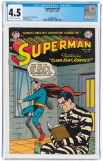 SUPERMAN #83 JULY-AUGUST 1953 CGC 4.5 VG+.