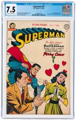 SUPERMAN #67 NOVEMBER-DECEMBER 1950 CGC 7.5 VF-.