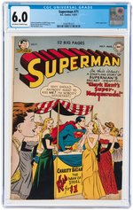 SUPERMAN #71 JULY-AUGUST 1951 CGC 6.0 FINE.