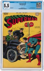 SUPERMAN #46 MAY-JUNE 1947 CGC 5.5 FINE-.