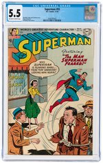 SUPERMAN #93 NOVEMBER 1954 CGC 5.5 FINE-.