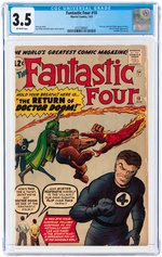 FANTASTIC FOUR #10 JANUARY 1963 CGC 3.5 VG-.