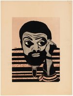 LEROI JONES/AMIRI BARKER BLACK PANTHER PARTY CIVIL RIGHTS POSTER BY EMORY DOUGLAS.