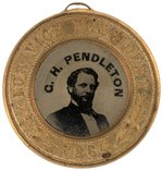 McCLELLAN & PENDELTON BACK TO BACK 1864 FERROTYPE JUGATE.