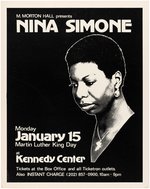 NINA SIMONE 1979 KENNEDY CENTER CONCERT POSTER.