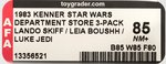 STAR WARS: RETURN OF THE JEDI - LANDO CALRISSIAN/PRINCESS LEIA/LUKE SKYWALKER 3-PACK AFA 85 NM+.