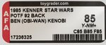 STAR WARS: POWER OF THE FORCE - BEN (OBI-WON) KENOBI 92 BACK AFA 85 Y-NM+.