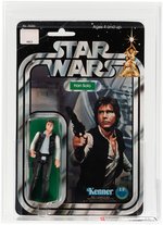 STAR WARS - HAN SOLO 12 BACK-B AFA 75 EX+/NM (SMALL HEAD).