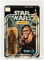 STAR WARS - CHEWBACCA 32 BACK STICKER (12 BACK-C CARD) AFA 75 EX+/NM.