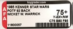 STAR WARS: POWER OF THE FORCE - WICKET W. WARRICK 92 BACK AFA 75+ Y-EX+/NM.