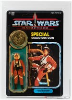 STAR WARS: THE POWER OF THE FORCE - LUKE SKYWALKER (X-WING FIGHTER PILOT) 92 BACK AFA 80 Y-NM.