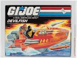 G.I. JOE: A REAL AMERICAN HERO - DEVILFISH SERIES 5 VEHICLE AFA 80+ NM.