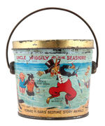 "UNCLE WIGGILY AT THE SEASHORE" PEANUT BUTTER TIN.