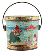 "UNCLE WIGGILY AT THE SEASHORE" PEANUT BUTTER TIN.