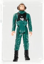 STAR WARS: POWER OF THE FORCE - A-WING PILOT FIRST SHOT LIGHT BROWN HELMET ACTION FIGURE AFA 85 NM+.