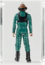 STAR WARS: POWER OF THE FORCE - A-WING PILOT FIRST SHOT LIGHT BROWN HELMET ACTION FIGURE AFA 85 NM+.