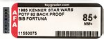 STAR WARS: POWER OF THE FORCE - BIB FORTUNA 92 BACK PROOF CARD AFA 85+ NM+.