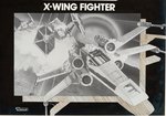 STAR WARS: POWER OF THE FORCE - X-WING FIGHTER PAIR OF UNPRODUCED PRESENTATION BOARDS.