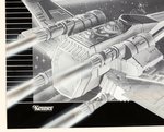 STAR WARS: POWER OF THE FORCE - X-WING FIGHTER PAIR OF UNPRODUCED PRESENTATION BOARDS.