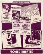 REM, PSYCHEDELIC FURS TOWER THEATER PHILADELPHIA, PA 1985 CONCERT POSTER.