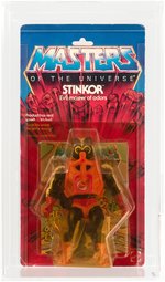 TEST SAMPLE MASTERS OF THE UNIVERSE - STINKOR SERIES 4 THICKER CARDSTOCK AFA 75+ Y-EX/NM.