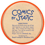 "THIMBLE THEATRE/COMICS BY STATIC" FRICTION ACTIVATED DEXTERITY GAME.