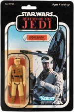 "STAR WARS: RETURN OF THE JEDI" REBEL SOLDIER (HOTH BATTLE GEAR) 77 BACK-A CARD.