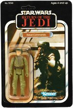 "STAR WARS: RETURN OF THE JEDI" REBEL COMMANDO 77 BACK-A CARD.