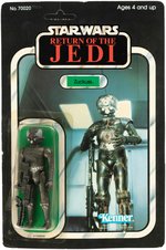 "STAR WARS: RETURN OF THE JEDI" ZUCKUSS 65 BACK-A CARD.