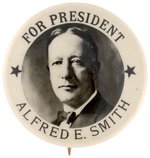 AL SMITH REAL PHOTO PORTRAIT BUTTON HAKE #17.