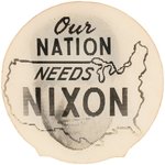 "OUR NATION NEEDS NIXON" FLASHER WITH REVERSE "YOUR DOLLAR- YOUR COUNTRY-VOTE REPUBLICAN"