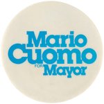 "MARIO CUOMO FOR MAYOR" BUTTON.