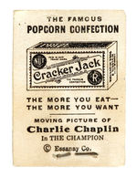 CRACKER JACK 1915 FLIP BOOK FEATURING CHARLIE CHAPLIN MOVIE EXCERPT.