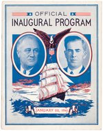 ROOSEVELT / WALLACE 1941 OFFICIAL INAUGURAL PROGRAM.