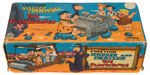 “THE FLINTSTONES FRICTION HAULER AND TRAILER” BOXED TRUCK BY LINE MAR.